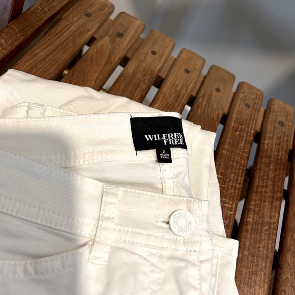 ARITZIA WILFRED FREE WHITE PANTS - SIZE 2 - Picture 5 of 6